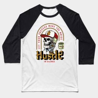 Hustle in Silence Baseball T-Shirt